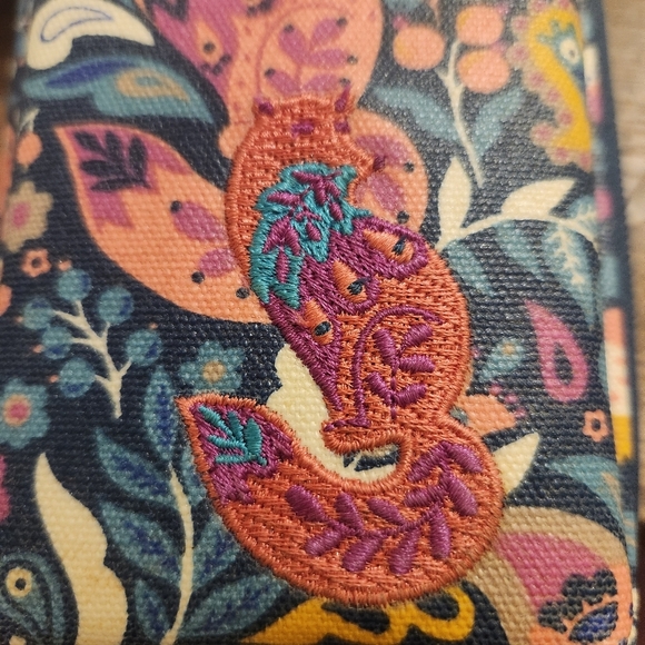 Sakroots Floral Crossbody Bag with Brown Accents - Picture 5 of 7